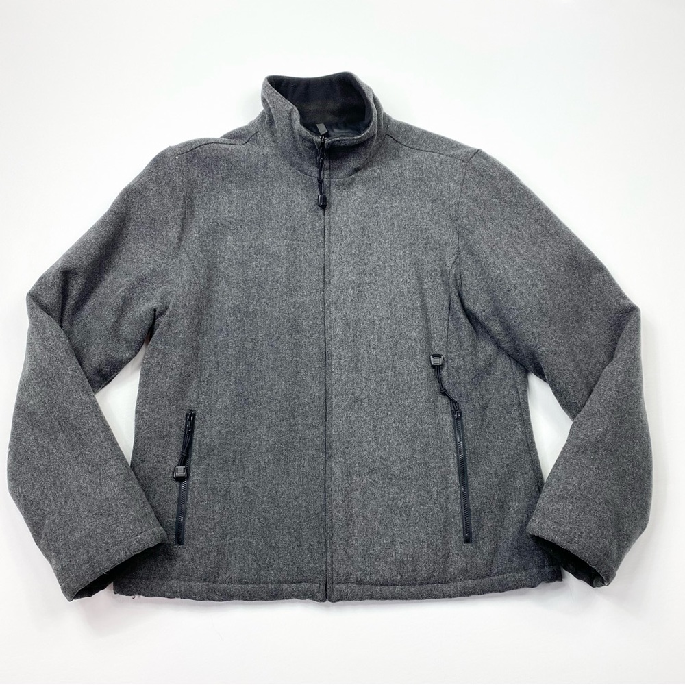 Men’s VTG Polo Jeans Company Ralph Lauren Wool Blend Shell FZ Jacket Size Large